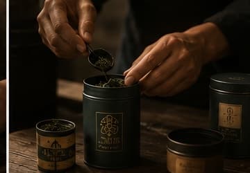 Bước 06 — Ủ trà: Bảo quản đúng cách để hương vị thêm sâu lắng.