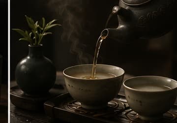 Bước 07 — Thưởng trà: Cảm nhận tinh hoa trong từng chén trà.